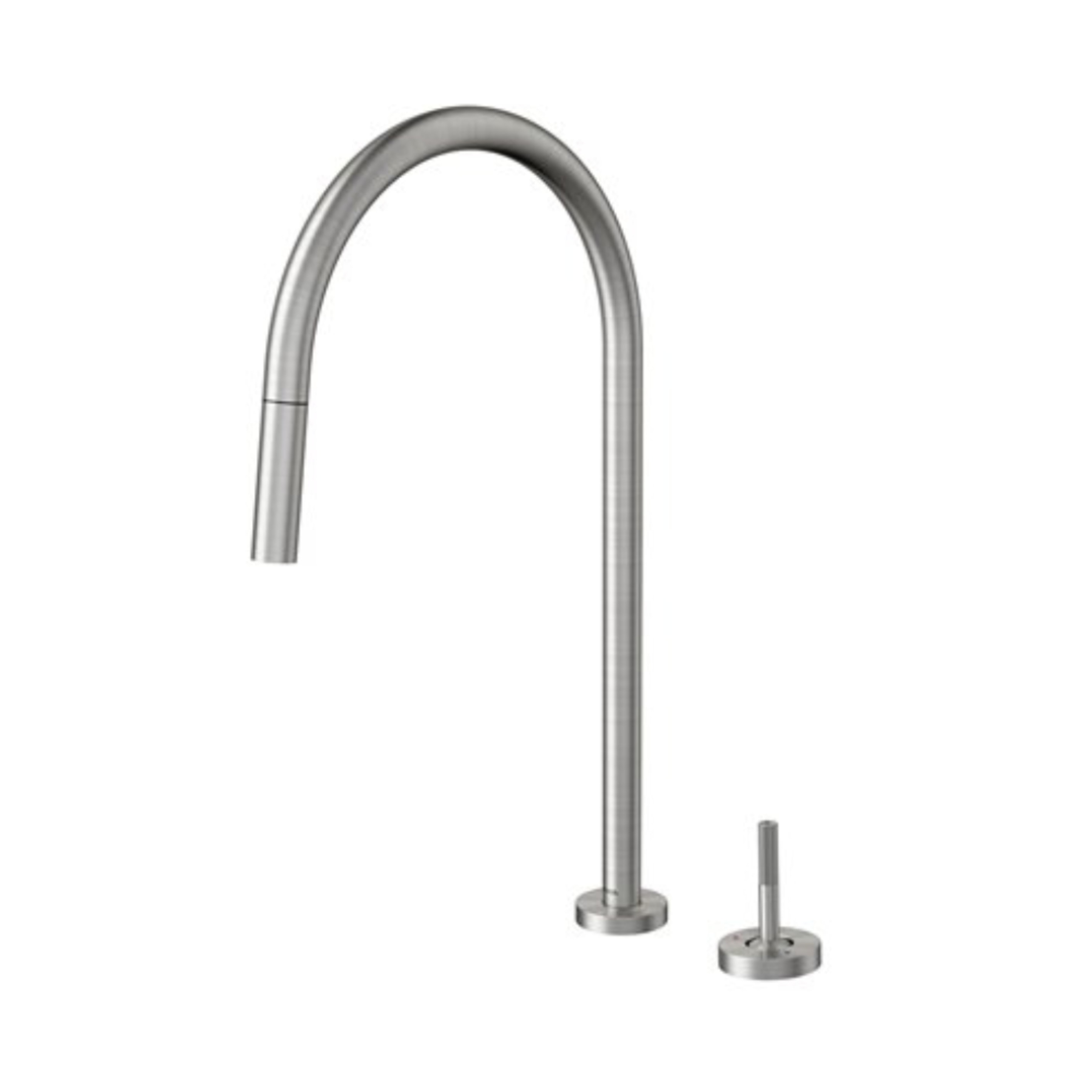 Torneira Monocomando para Cozinha Joystick Docol com Ducha Retratil Inox Escovado - 15462BH