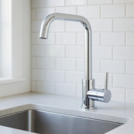 Torneira Monocomando para Cozinha Kimetais Mesa Bica Alta 90° Cromada - MT002435