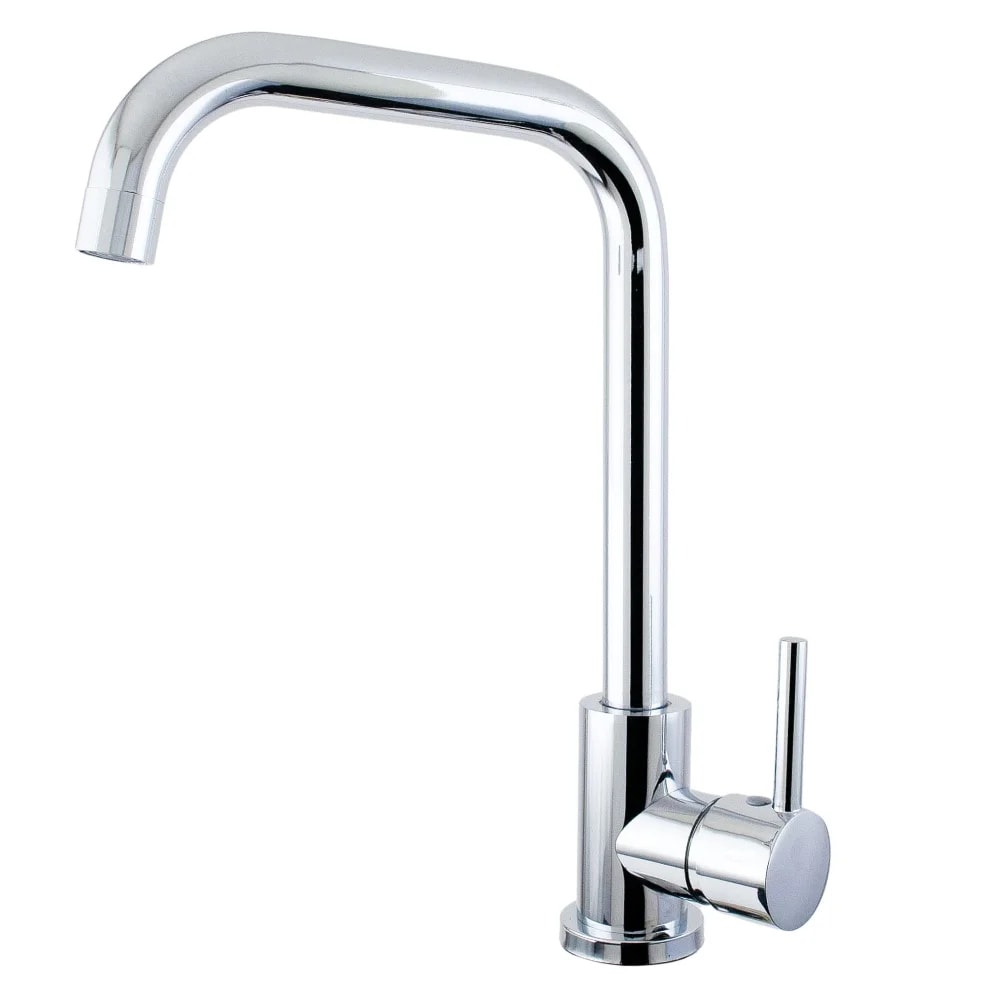 Torneira Monocomando para Cozinha Kimetais Mesa Bica Alta 90° Cromada - MT002435