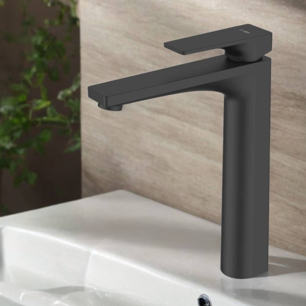 Torneira Monocomando para Lavatório Bica Alta Dax Iguaçu Black - DAX-5101-IG-BL