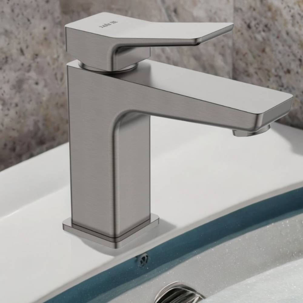 Torneira Monocomando para Lavatório Bica Baixa Dax Tamisa Cinza - DAX-2580-TM-GR