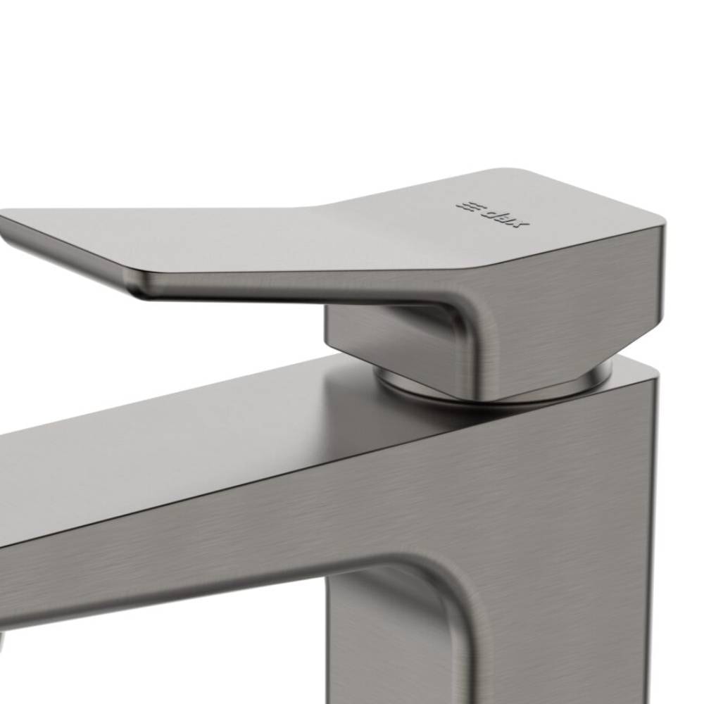 Torneira Monocomando para Lavatório Bica Baixa Dax Tamisa Cinza - DAX-2580-TM-GR