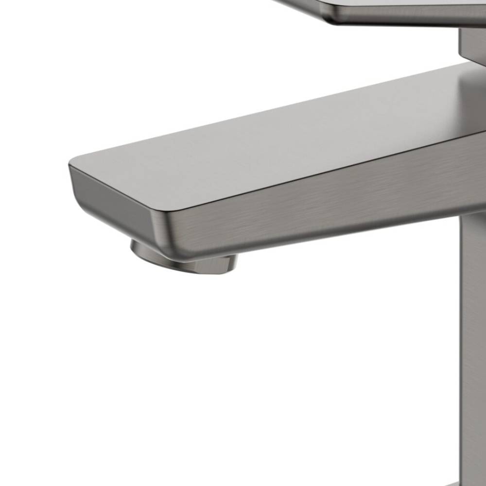 Torneira Monocomando para Lavatório Bica Baixa Dax Tamisa Cinza - DAX-2580-TM-GR