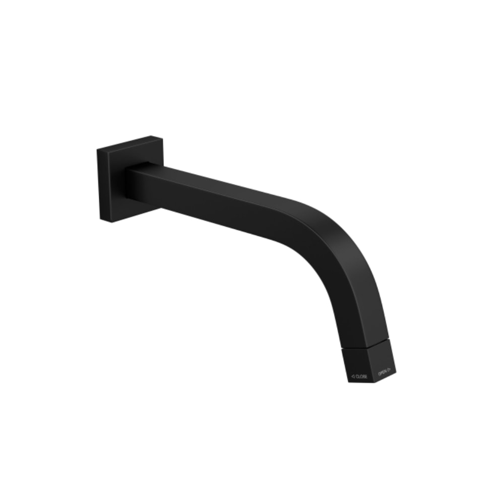 Torneira Para Banheiro de Parede Deca Tube Black Matte - 1178.BL.TUB.MT