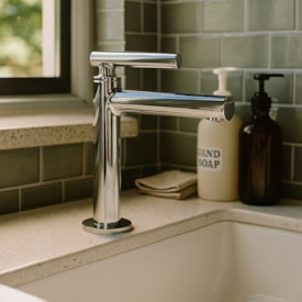 Torneira para Banheiro Deca Beta Mesa Bica Baixa Cromado - 1197.C109