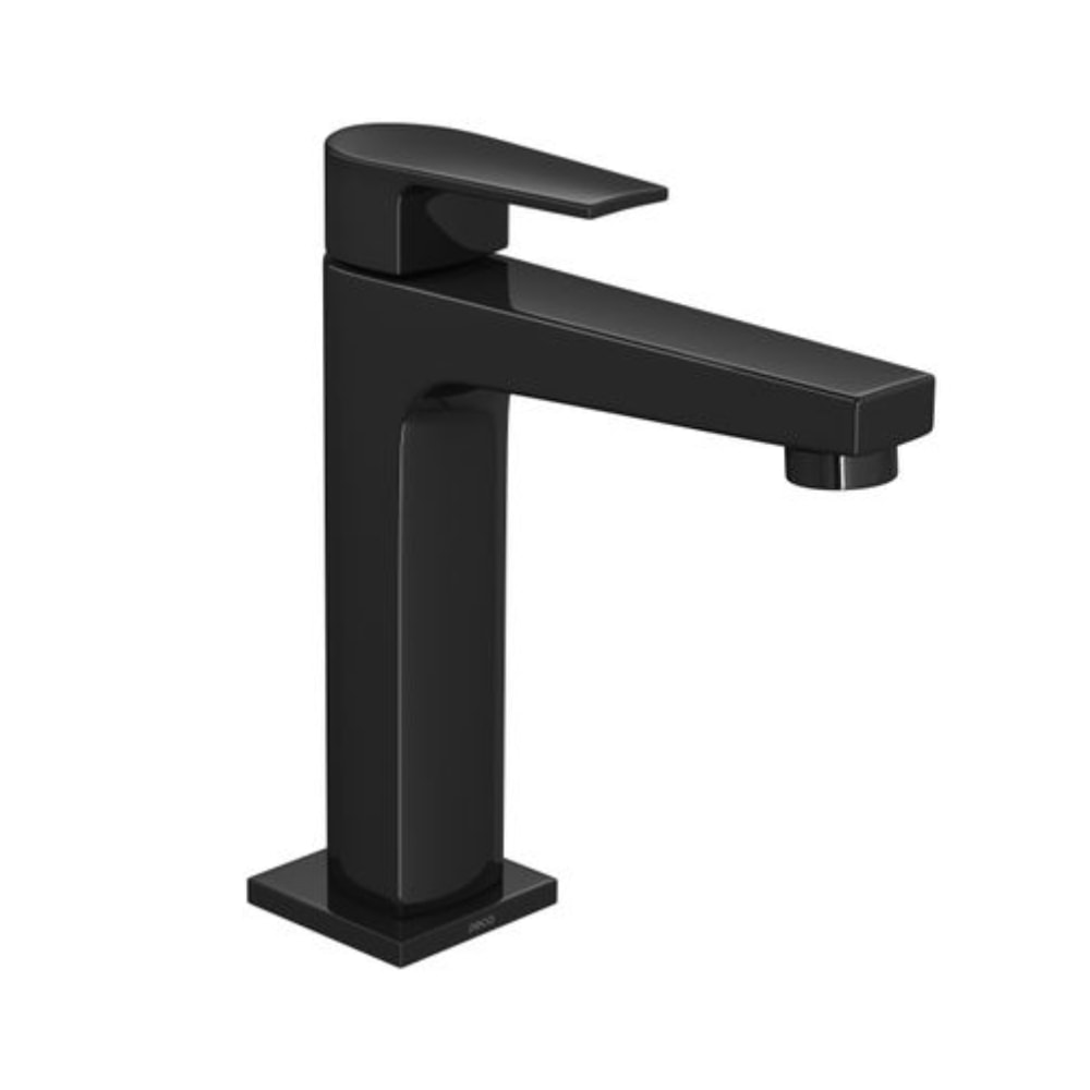 Torneira Para Banheiro Deca Level Bica Média Black Noir - 1193.BL26.NO