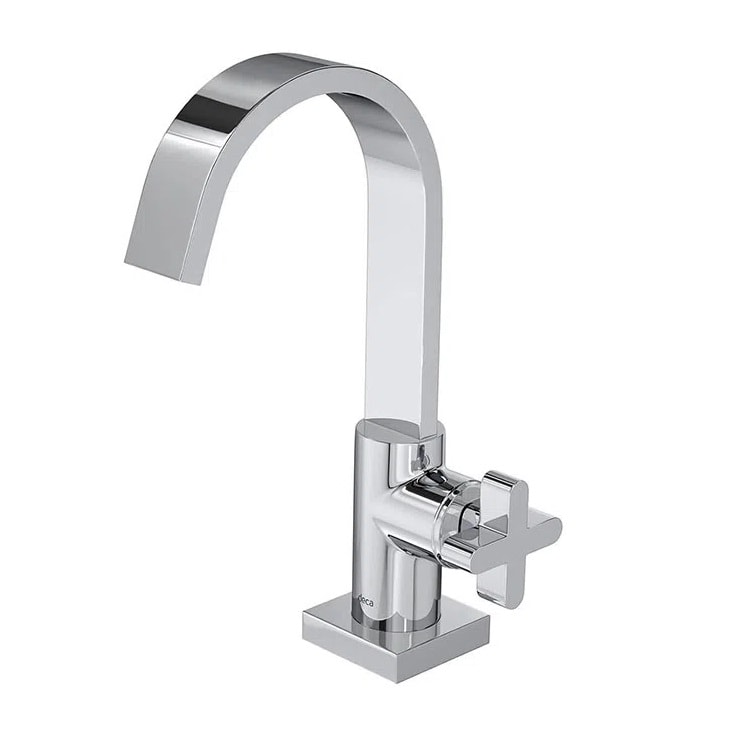 Torneira para Banheiro Deca Polo Clássica Bica Alta Mesa Cromado - 1198.C32