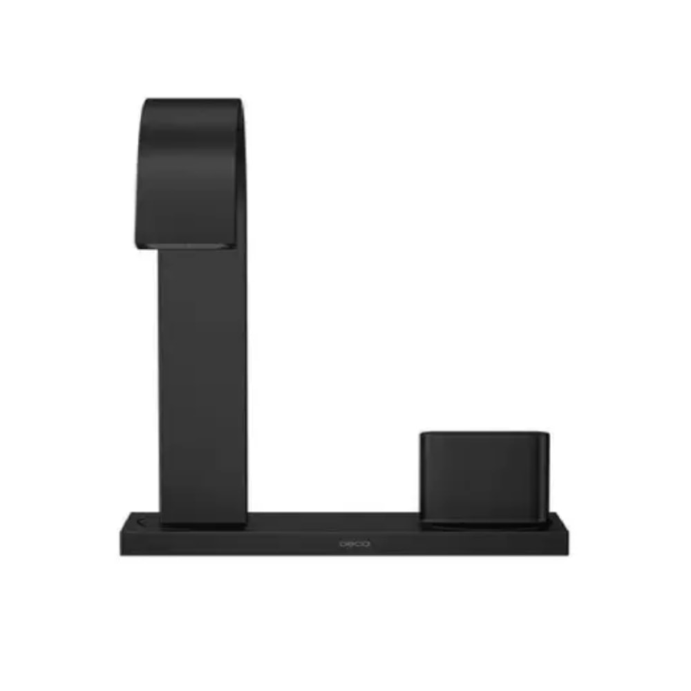 Torneira para Banheiro Deca Polo Mesa com Chapa Bica Alta Black Noir - 1191.BL33.NO