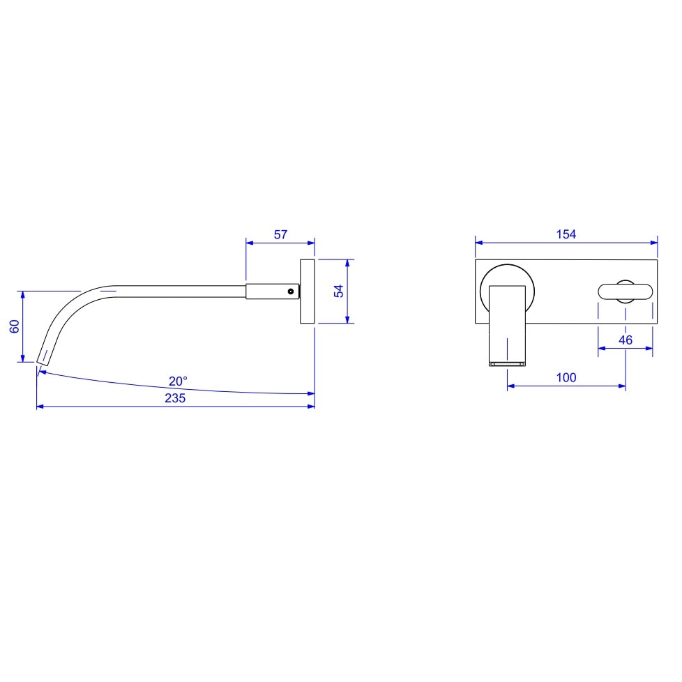 Torneira para Banheiro Deca Polo Parede Red Gold - 1179.GL33.RD