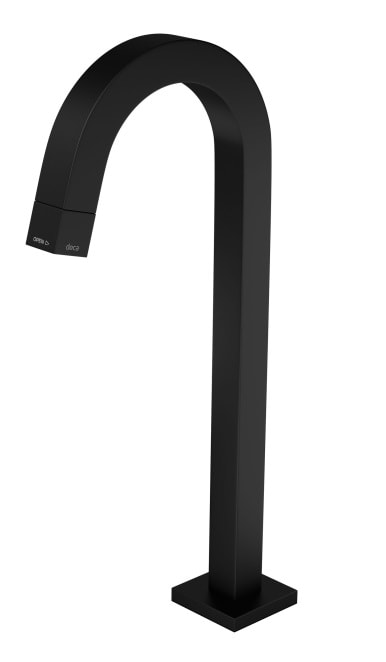 Torneira para Banheiro Deca Tube Bica Alta Mesa Black Matte - 1198.BL.TUB.MT