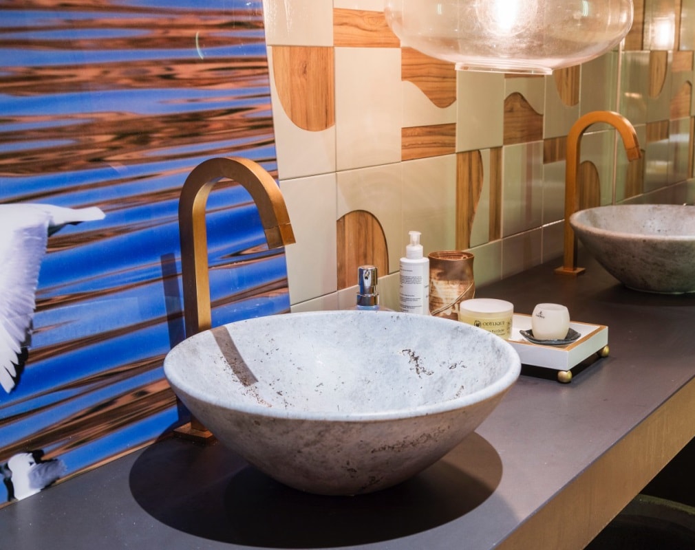 Torneira para Banheiro Deca Tube Bica Alta Mesa Gold Matte - 1198.GL.TUB.MT