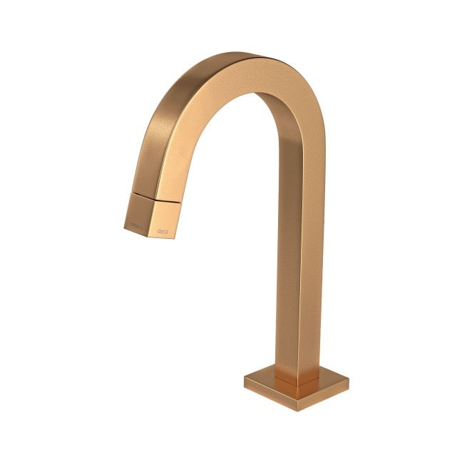 Torneira para Banheiro Deca Tube Bica Baixa Mesa Gold Matte - 1197.GL.TUB.MT