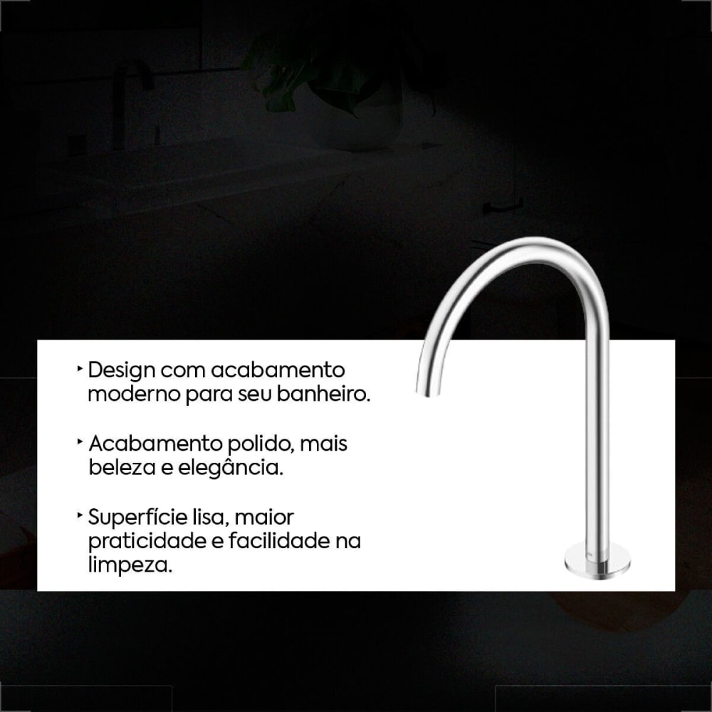 Torneira para Banheiro Docol 360 Mix&Match Mesa Cromado - 90009261006