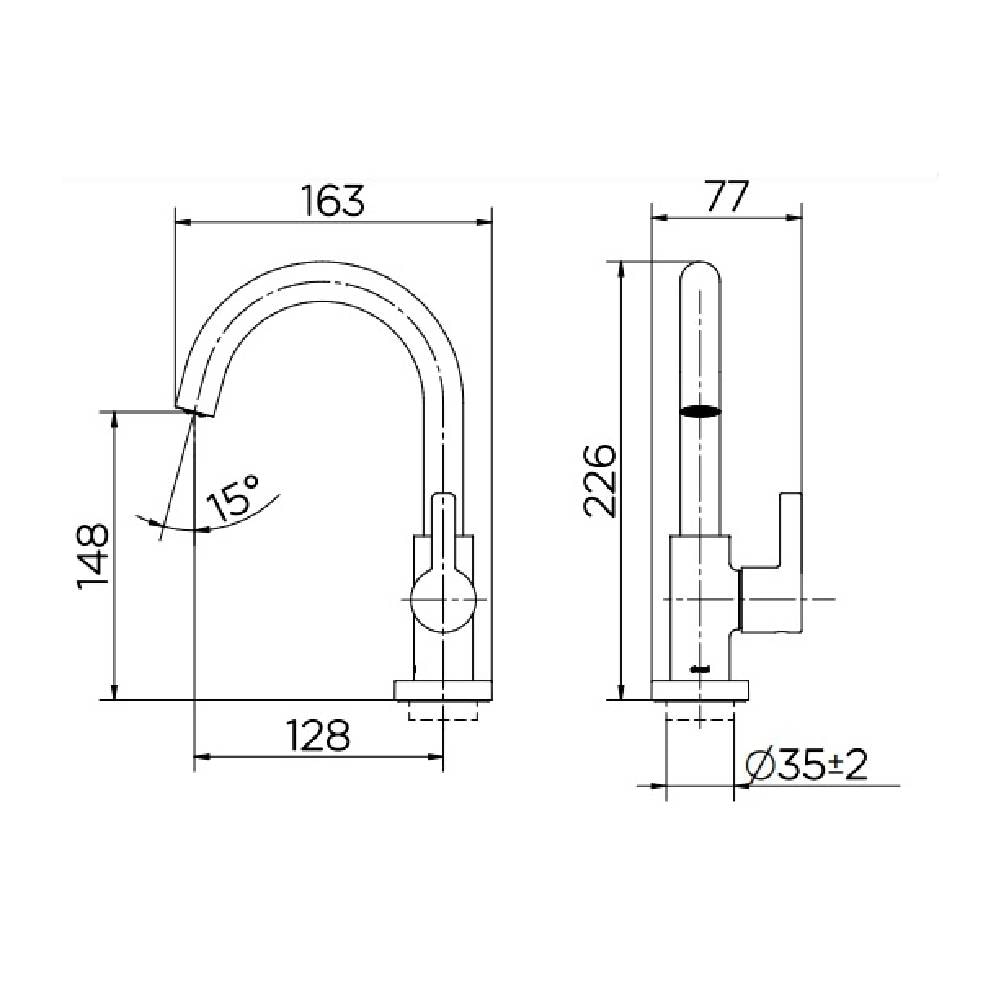 Torneira para Banheiro Docol Chess Mesa Cromado - 1522206