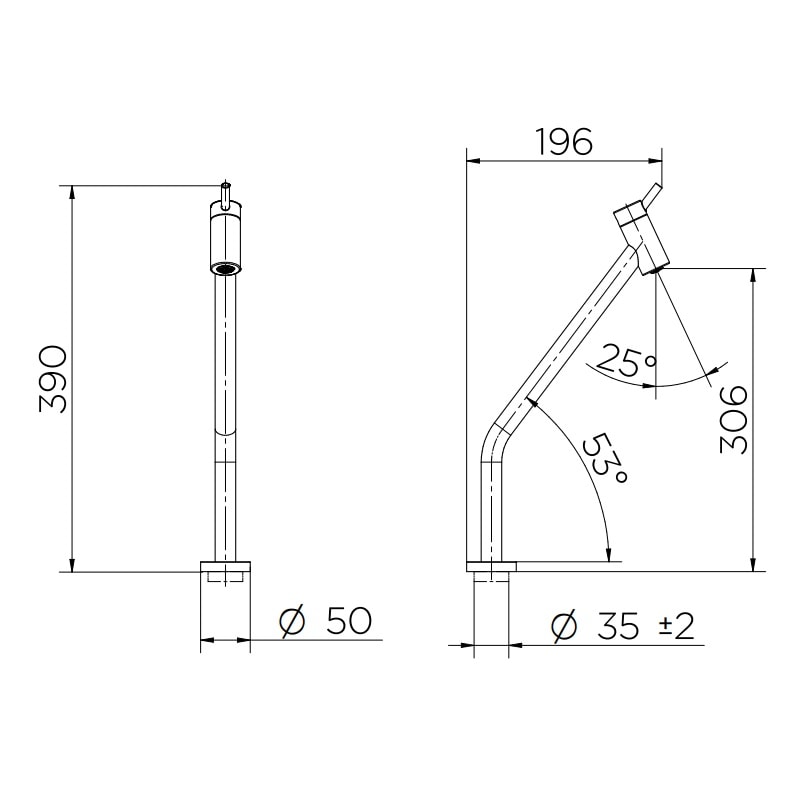 Torneira para Banheiro Docol Nova Lóggica Bica Alta Mesa Cromado - 01136506