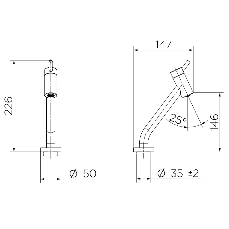 Torneira para Banheiro Docol Nova Lóggica Bica Baixa Mesa Cromado - 01106406
