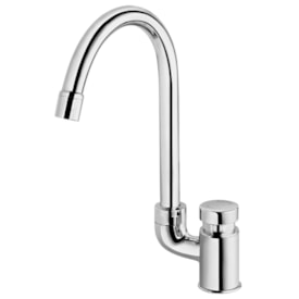 Torneira Para Banheiro Docol PressMatic Bica Alta Cromado - 4445006