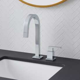 Torneira para Banheiro Kimetais Cubo Slim Mesa Bica Alta Cromado - TR002828