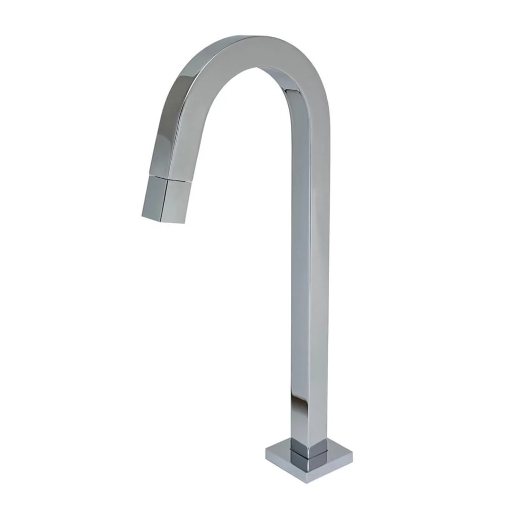 Torneira para Banheiro Kimetais Cubo Slim Mesa Bica Alta Cromado - TR002828