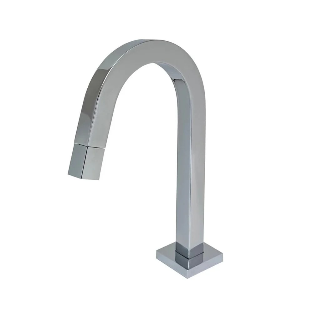 Torneira para Banheiro Kimetais Cubo Slim Mesa Bica Média Cromada - TR002830