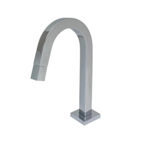 Torneira para Banheiro Kimetais Cubo Slim Mesa Bica Média Cromada - TR002830