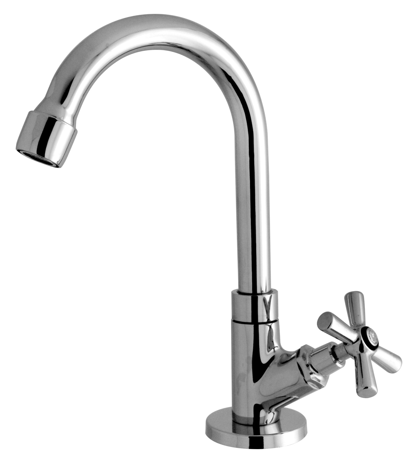 Torneira para Banheiro Kimetais Gol Bica Baixa Mesa Cromado - 1066 C08