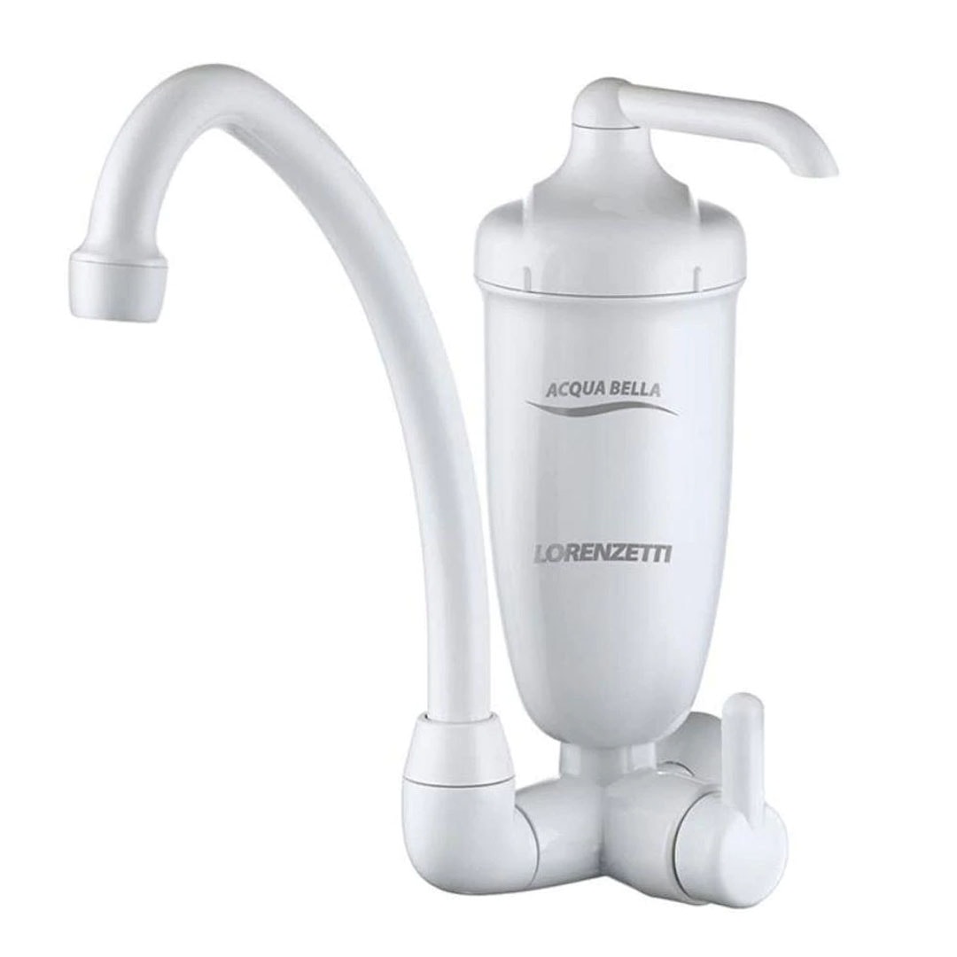 Torneira para Cozinha com Purificador de Água Lorenzetti Acqua Bella Bica Alta Parede Branca - 7411815