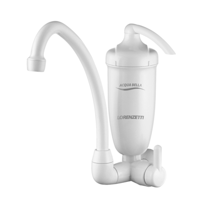 Torneira para Cozinha com Purificador de Água Lorenzetti Acqua Bella Bica Alta Parede Branca - 7411815