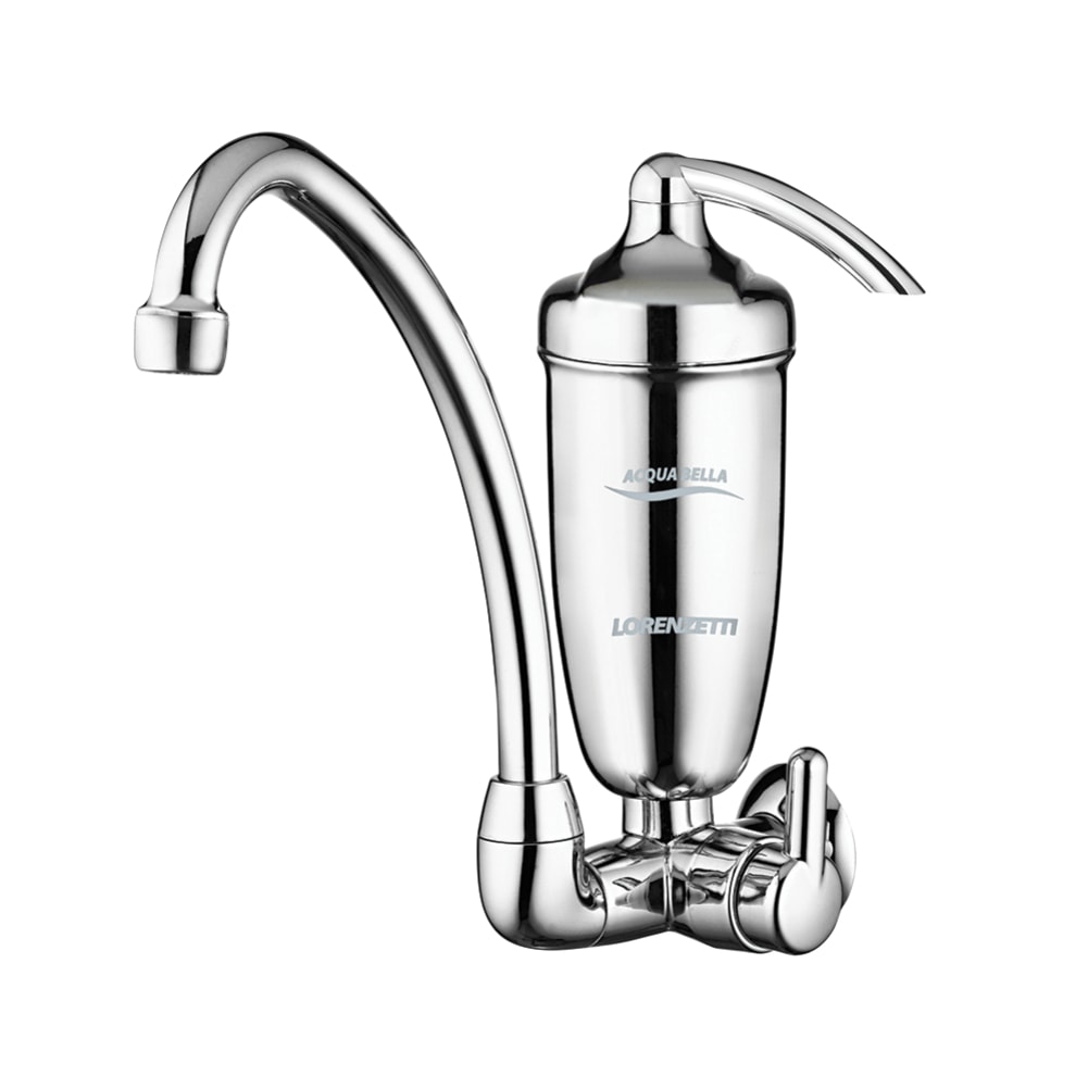 Torneira para Cozinha com Purificador de Água Lorenzetti Acqua Bella Bica Alta Parede Cromada - 7411812