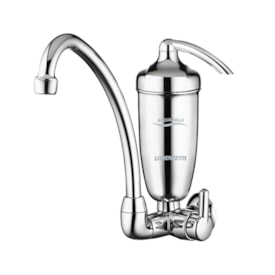 Torneira para Cozinha com Purificador de Água Lorenzetti Acqua Bella Bica Alta Parede Cromada - 7411812