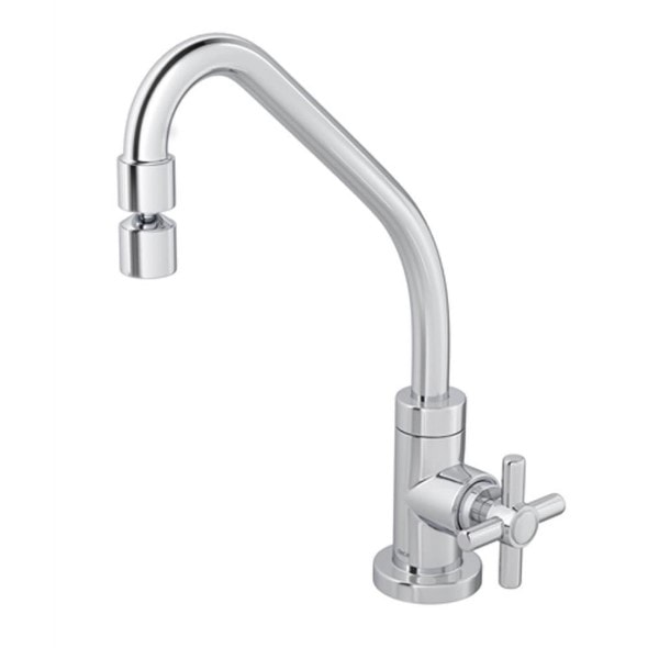 Torneira para Cozinha Deca Izy Bica Alta Mesa Cromado - 1167.C37