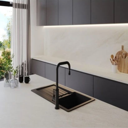 Torneira para Cozinha Deca You Mesa Black Matte - 1167.BL.IND.MT