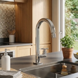 Torneira para Cozinha Docol City Bica Alta Mesa Cromado - 00876706