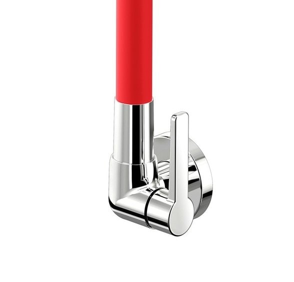 Torneira para Cozinha Docol Galiflex Bica Flexível Parede Vermelha - 00967479