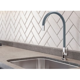 Torneira para Cozinha Docol Galiflex Gourmet Bica Flexível Mesa Cinza - 00966963