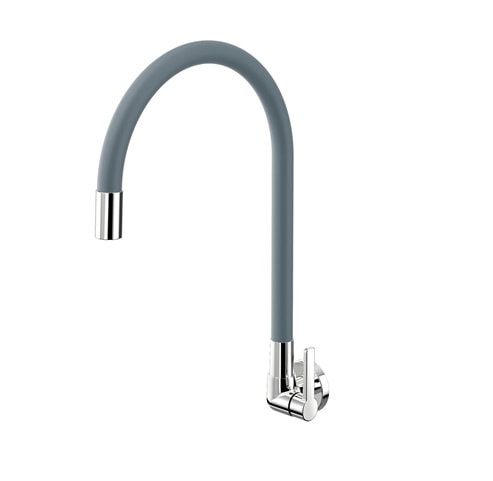 Torneira para Cozinha Docol Galiflex Gourmet Bica Flexível Parede Cinza - 00967463