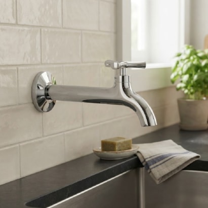 Torneira para Cozinha Docol Primor Parede Cromado - 00673106