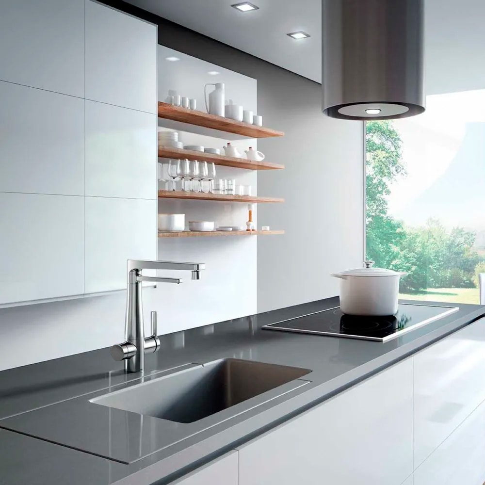 Torneira para Cozinha Docol Vitalis Purif Mesa Inox Escovado - 15793BH