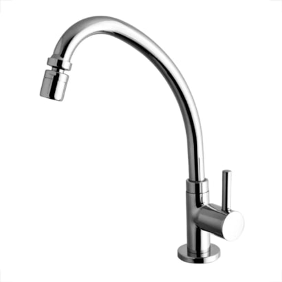 Torneira para Cozinha Kimetais Delicatta Slim Bica Alta Mesa Cromado - 1167 C58