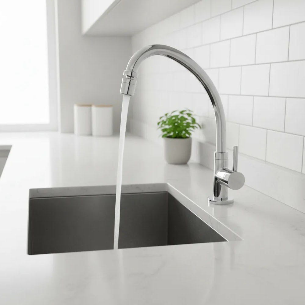 Torneira para Cozinha Kimetais Delicatta Slim Bica Alta Mesa Cromado - 1167 C58