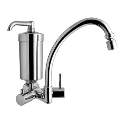 Torneira para Cozinha Kimetais Delicatta Slim com Filtro Parede Cromado - 1169 C58