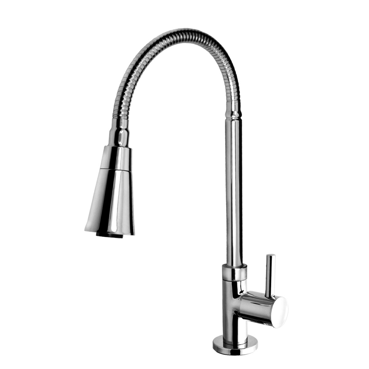 Torneira para Cozinha Kimetais Duo Jet Delicada Slim Gourmet Bica Flexível Mesa Cromado - 1167 C58