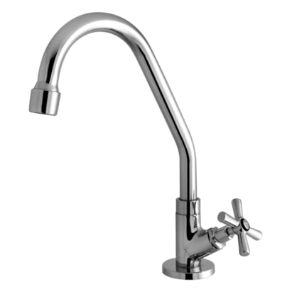 Torneira para Cozinha Kimetais Golmax Bica Alta Mesa Cromado - 1067 C08