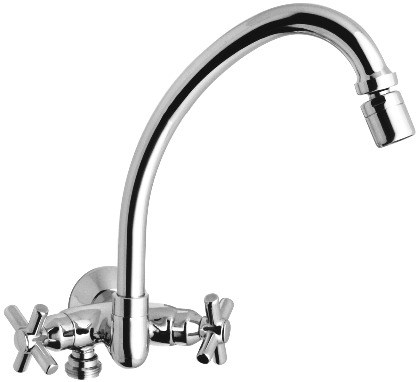 Torneira para Cozinha Kimetais Sun Light com Sáida para Filtro Parede Cromado - 1165 C62