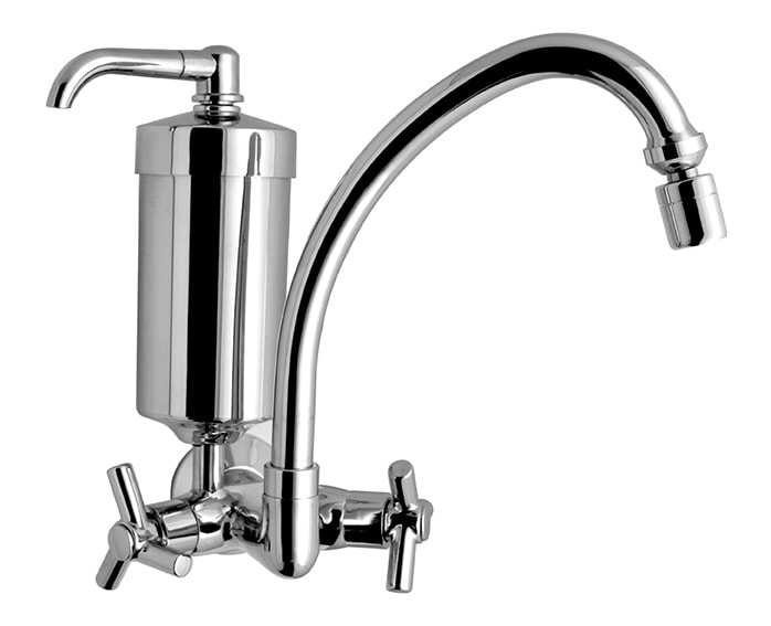 Torneira para Cozinha Kimetais Triade com Filtro Parede Cromado - 1169 C66