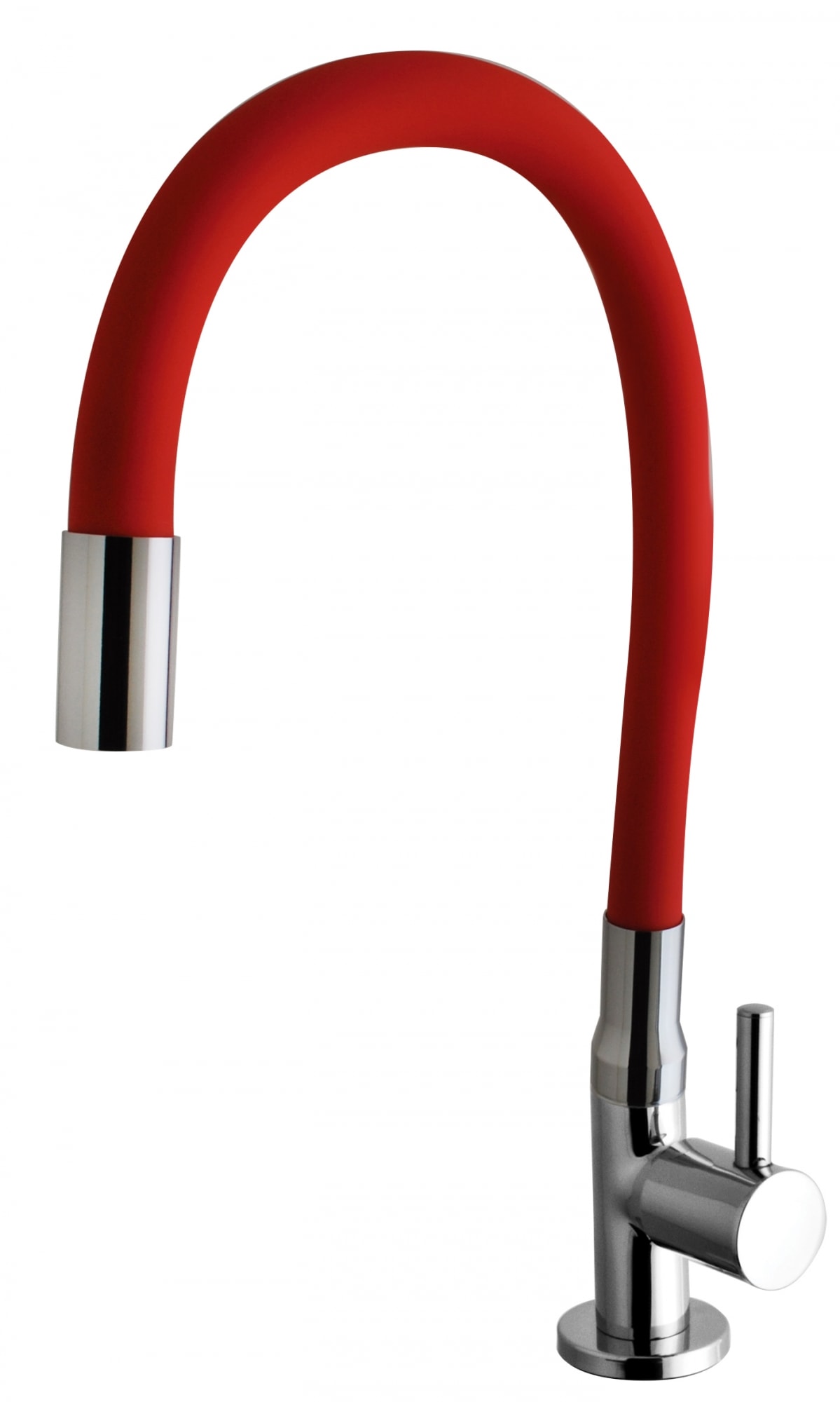 Torneira para Cozinha Kimetais Vitacor Delicatta Slim Gourmet Bica Flexível Mesa Red - 1167 C58