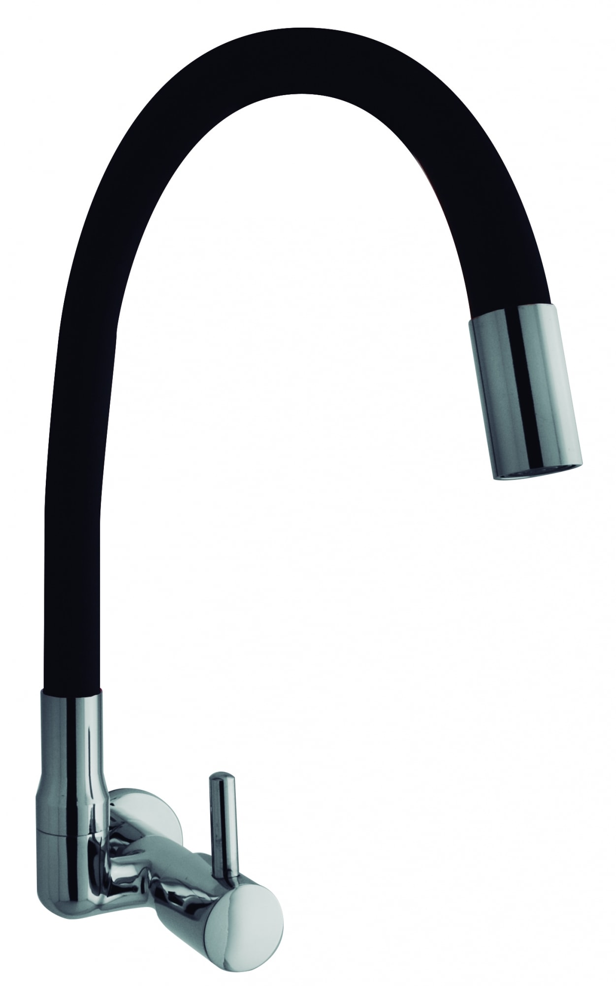 Torneira para Cozinha Kimetais Vitacor Delicatta Slim Parede Preta - 1168 C58