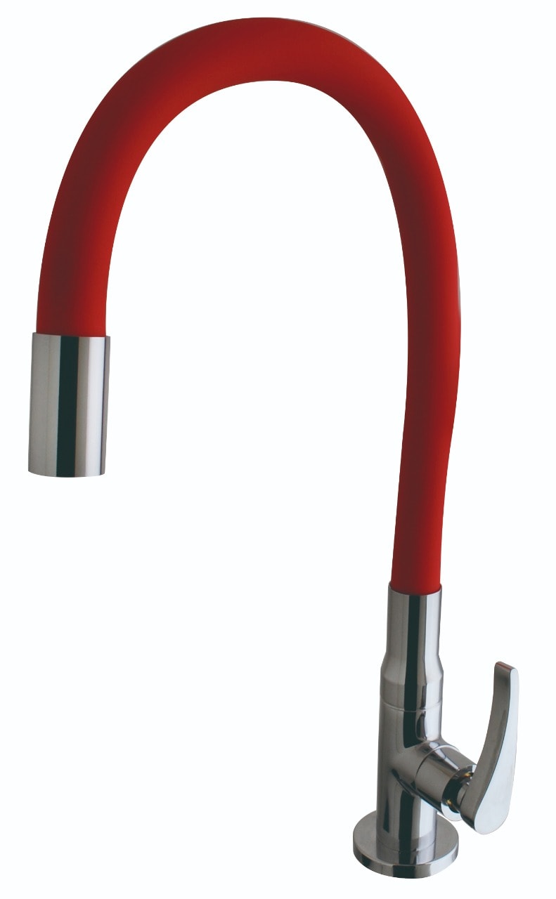 Torneira para Cozinha Kimetais Vitacor Lume Gourmet Bica Flexível Mesa Red - 1167 C56