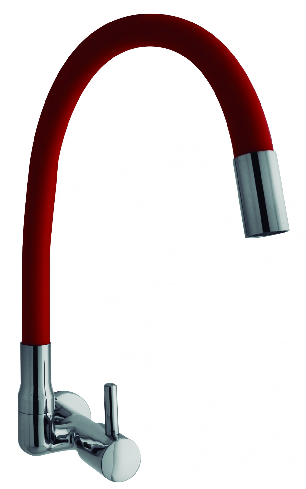 Torneira para Cozinha Kimetais Vitacor Red Delicatta Slim Gourmet Bica Alta Parede - 1168 C58