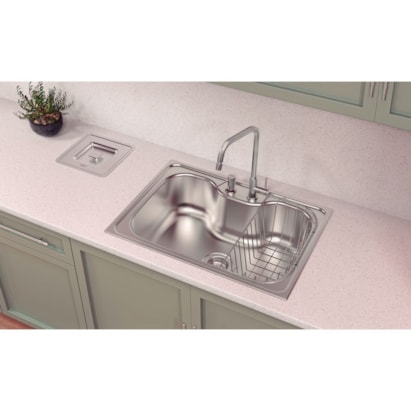 Torneira para Cozinha Tramontina Angolare Bica Alta Mesa Cromo Escovado - 94520020